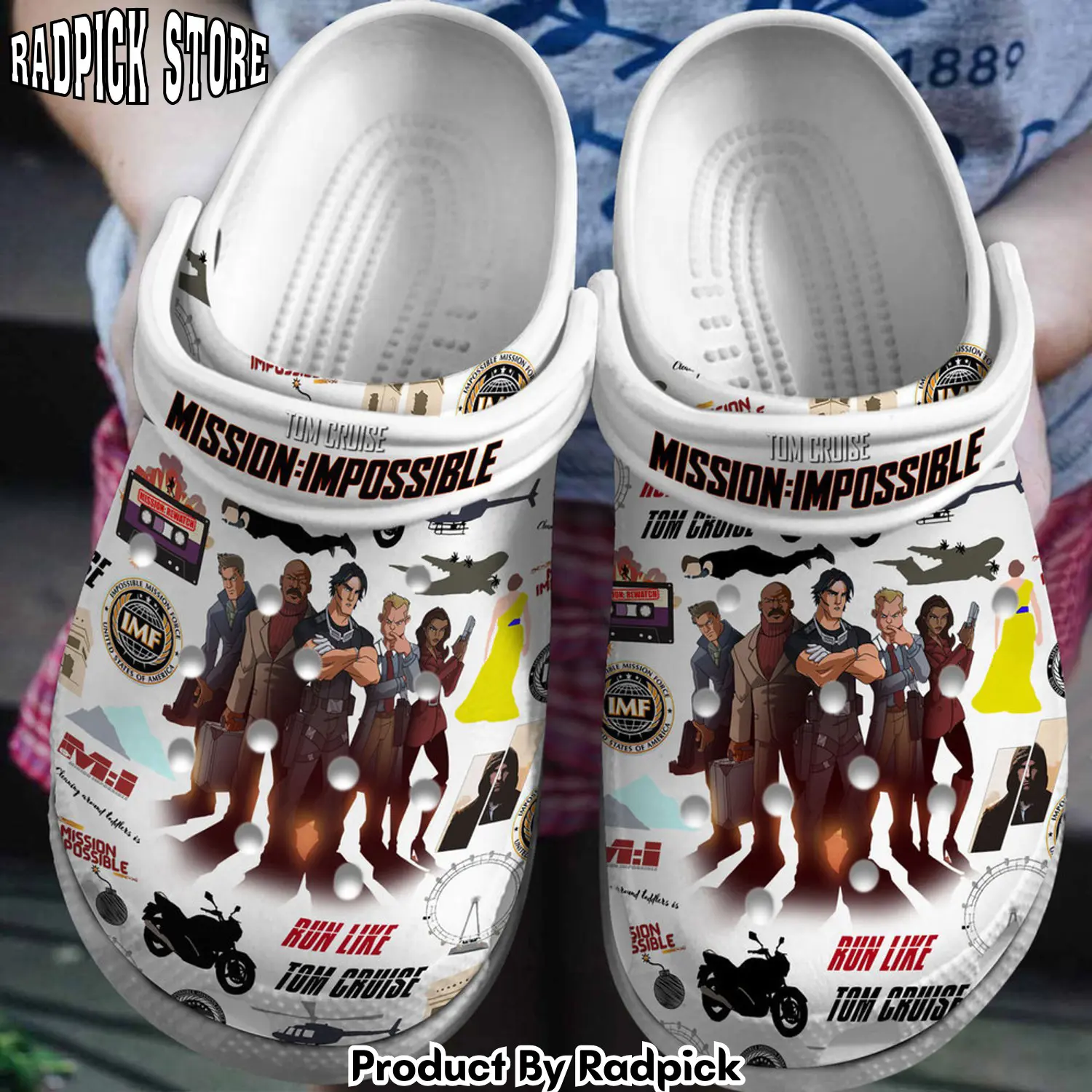 Radpick premium mission impossible movie clogs shoes comfortable for men women u4j rp6522211